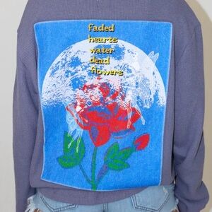 Boys Lie Let It Grow Thermal Boyfriend Henley ★ Purple